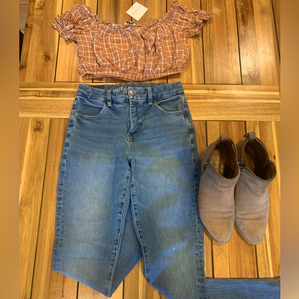 Plaid Crop Top